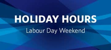 Labour Day Holiday Hours