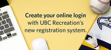 UBC Recreation’s New Registration System