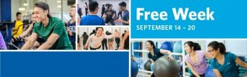 Enjoy free fitness classes all week long. Try one, or try them all!
